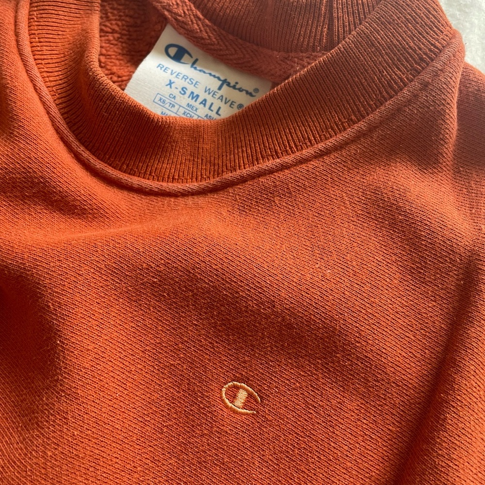 Champion Burnt Orange Sweatsuit - Joggers and Sweater